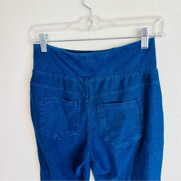 A New Day Dark Wash Full-Length Pull On Skinny Jeans Leggings Jegging Tights - Picture 5 of 9